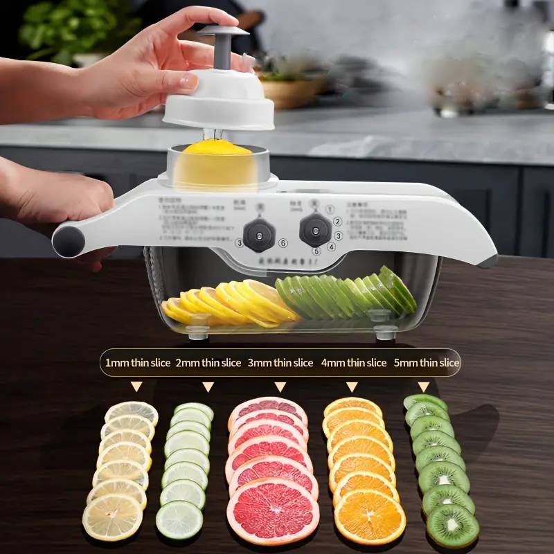 Mandoline professionnelle réglable — précision et robustesse