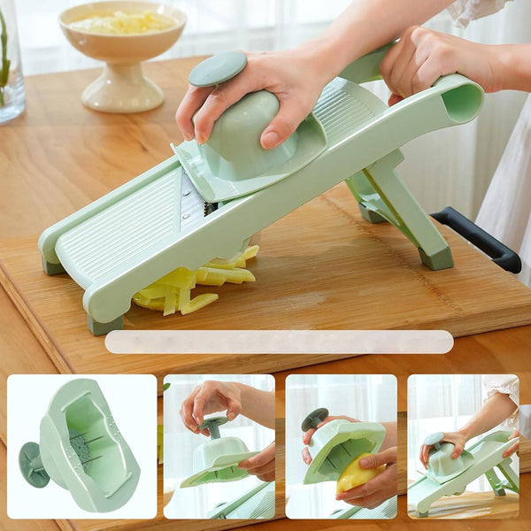 Mandoline de cuisine manuelle réglable